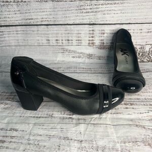 Anne Klein Sport | Shoes | Anne Klein Womens 7 Guardian Pumps Black Leather  | Poshmark